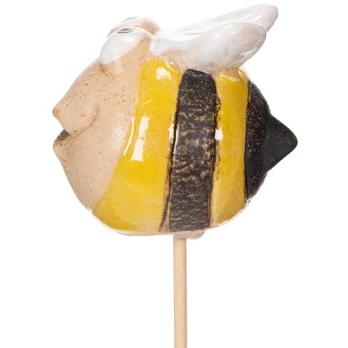 Itens Estaca de jardim com abelha decorativa para jardim e varanda, 26 cm, conjunto de 4 peças