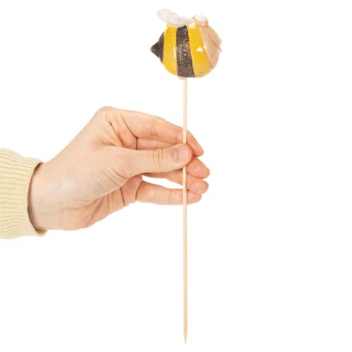 Itens Estaca de jardim com abelha decorativa para jardim e varanda, 26 cm, conjunto de 4 peças