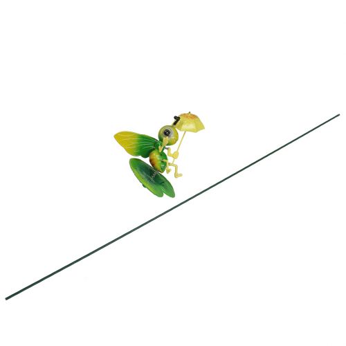 Floristik24 Abelha com guarda-chuva como plug de jardim 73 cm