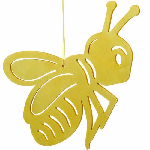 Itens Figura de abelha de madeira, decoração de primavera, abelha para desligar, inseto decorativo 6pcs