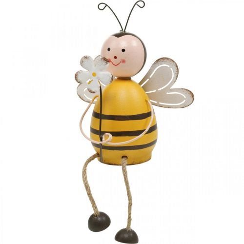 Floristik24 Deco bee como borda decorativa de verão metal H13cm