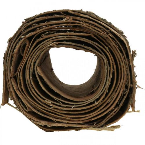 Floristik24 Rolo de casca de bétula marrom, casca cinza para artesanato 15×300cm