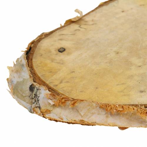 Itens Discos de madeira vidoeiro oval natural 7,5 × 13cm 1kg