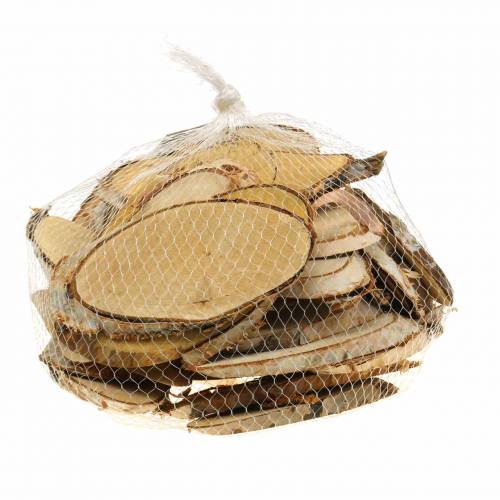 Floristik24 Discos de madeira vidoeiro oval natural 7,5 × 13cm 1kg