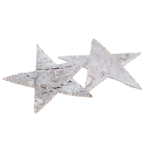 Itens Estrela de bétula caiada 6,5 cm 36 un