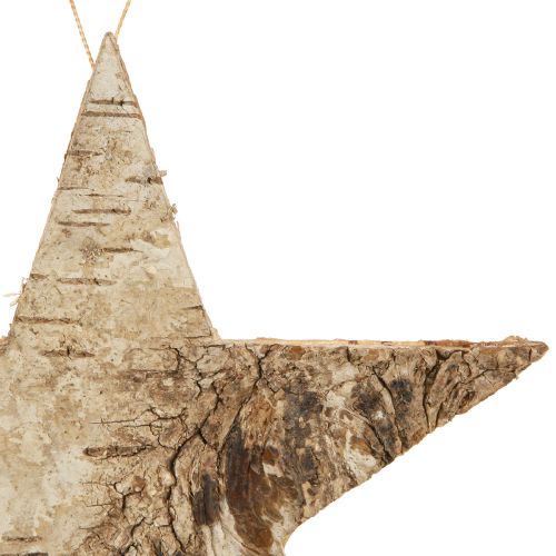 Itens Estrelas de bétula para pendurar estrelas casca de bétula natural 15cm 6 un