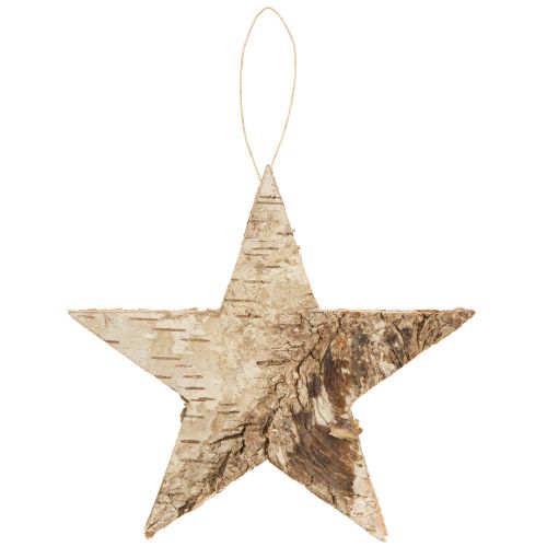 Itens Estrelas de bétula para pendurar estrelas casca de bétula natural 15cm 6 un