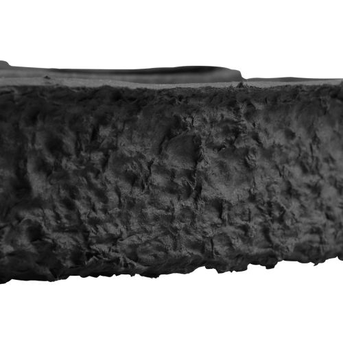 Itens Oasis Black Biolit planta coração aberto tigela preta 50cm