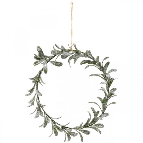 Floristik24 Guirlanda de porta guirlanda de visco para decoração de natal artificial Ø35cm