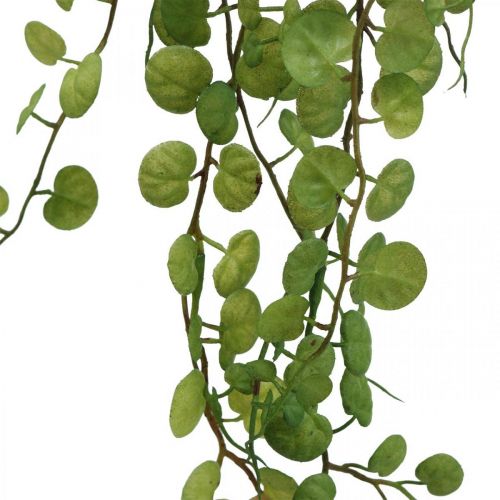 Floristik24 Cabide de folha artificial de planta verde suspenso 5 fios 58cm