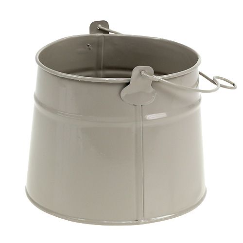 Floristik24 Balde de metal Ø12cm Alt.11,5cm lama