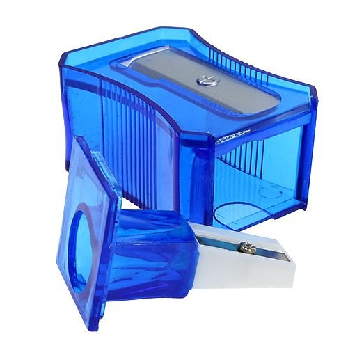 Floristik24 Apontador de lápis azul 6cm