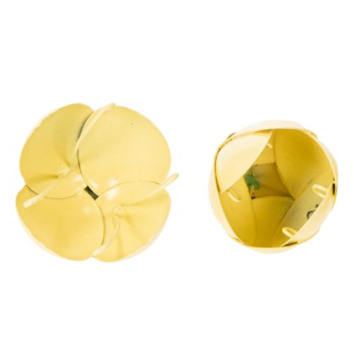 Itens Flor metálica suspensa para decoração romântica de interiores e exteriores, 6 cm, 6 peças