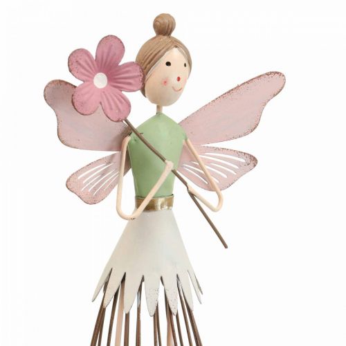 Floristik24 Blossom fairy decoração de mesa decoração metal primavera fairy pink H30cm