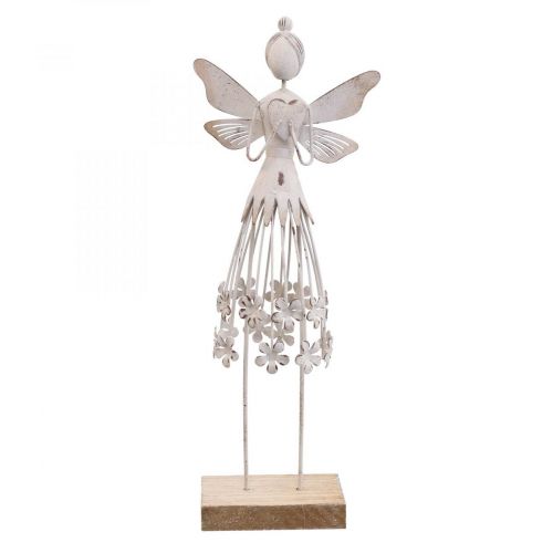 Floristik24 Blossom fairy decoração de mesa decoração de primavera metal fairy white H30.5cm