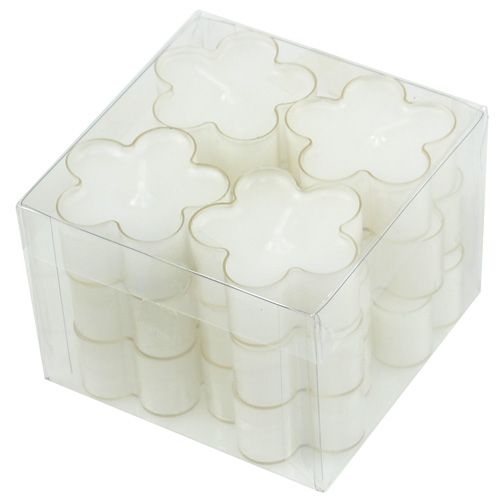 Floristik24 Flor branca clara 12pcs