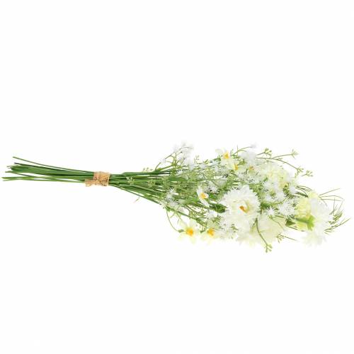 Floristik24 Bouquet com ásteres brancos 47cm