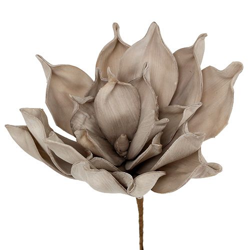 Itens Ramo de flor de espuma cinza 65cm