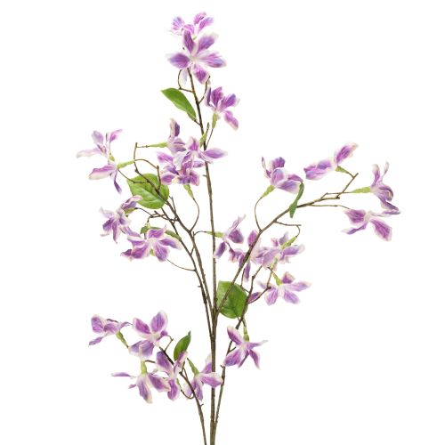 Floristik24 Ramo de Clematis Artificial, Decoração de Mesa Duradoura, 110cm, 3 Peças