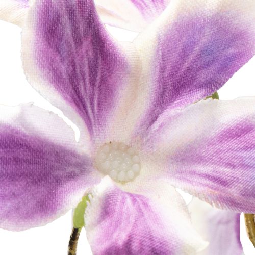 Itens Ramo de Clematis Artificial, Decoração de Mesa Duradoura, 110cm, 3 Peças