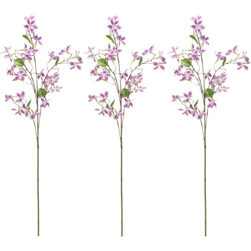 Itens Ramo de Clematis Artificial, Decoração de Mesa Duradoura, 110cm, 3 Peças