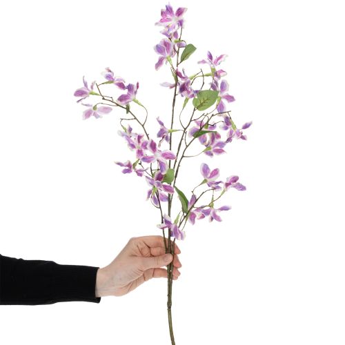 Itens Ramo de Clematis Artificial, Decoração de Mesa Duradoura, 110cm, 3 Peças