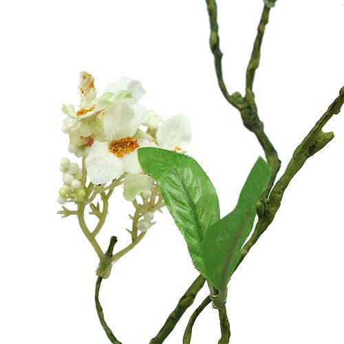 Itens Ramo de flor branco L 65cm 1 peça Planta artificial como de verdade!