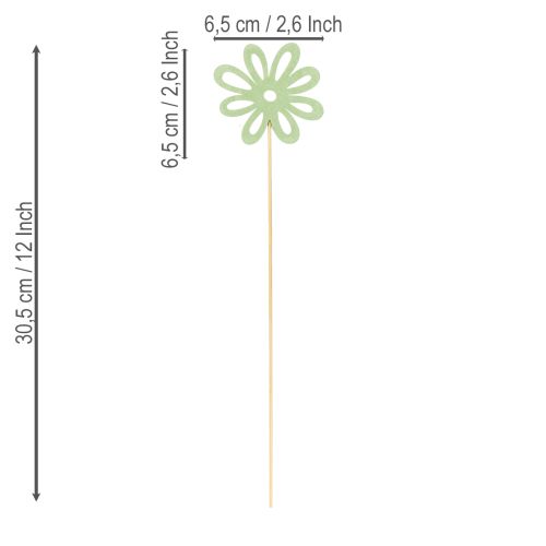 Itens Enfeites decorativos de flores para dar um toque primaveril a vasos e floreiras (16 peças)