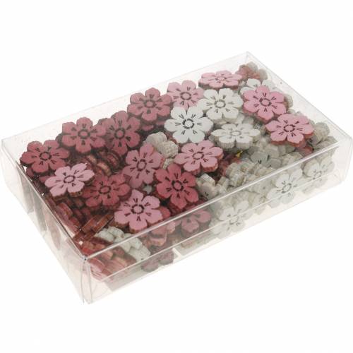 Floristik24 Flores de cerejeira para decoração de dispersão, flores de primavera, decoração de mesa, flores de madeira para dispersão 144pcs