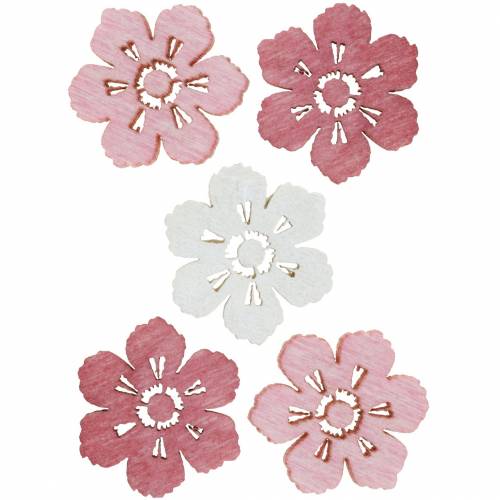 Floristik24 Flores de cerejeira para decoração de dispersão, flores de primavera, decoração de mesa, flores de madeira para dispersão 144pcs
