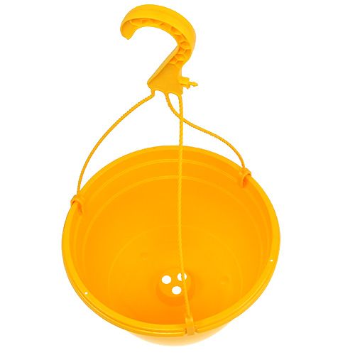 Itens Cesto suspenso 25cm amarelo