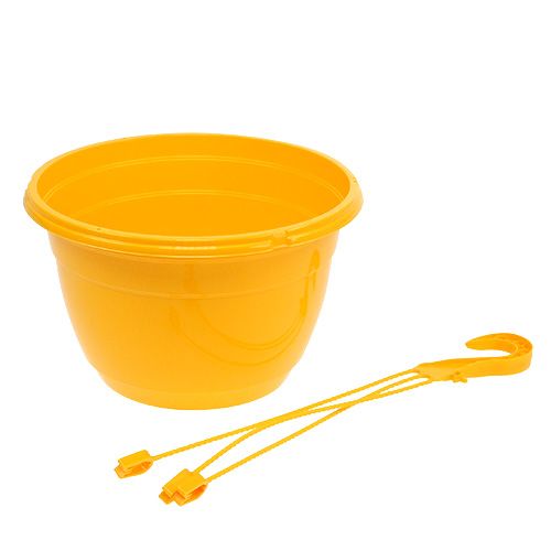 Itens Cesto suspenso 25cm amarelo