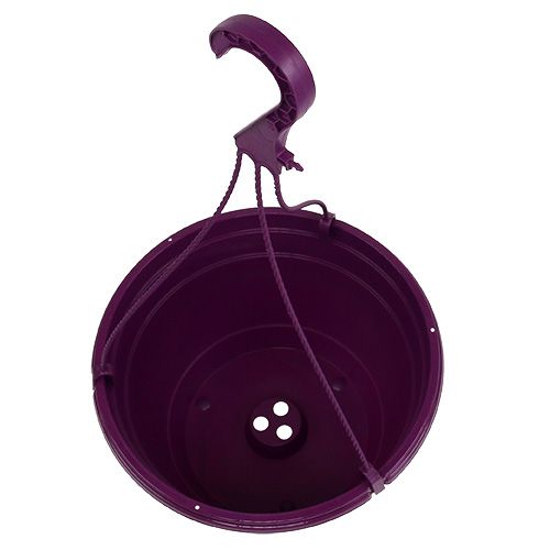 Itens Cesto suspenso 25cm roxo