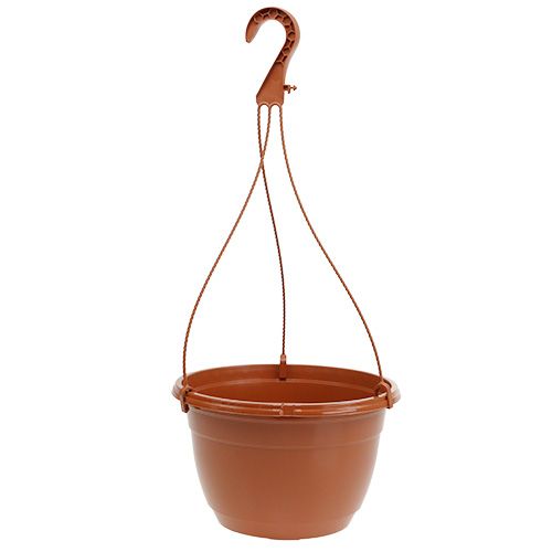 Itens Cesto suspenso Ø25cm terracota