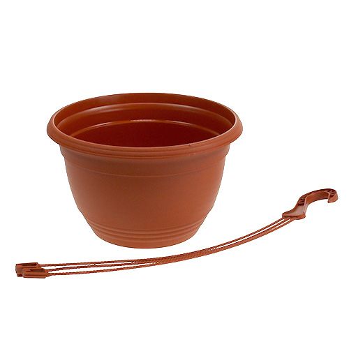 Itens Cesto suspenso Ø30cm terracota