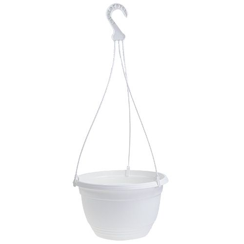 Cesto de flores Ø30cm branco
