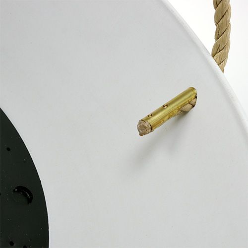 Floristik24 Cesto suspenso "Fiona" Ø25cm A12cm Branco