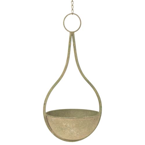 Itens Cesto de flores, cesto suspenso, jardim de decoração em metal Ø16cm H38cm