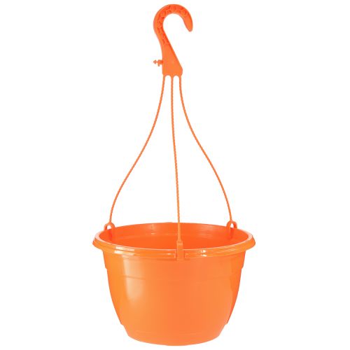 Itens Cesto suspenso vaso suspenso laranja vaso de plantas Ø25cm Alt.50cm