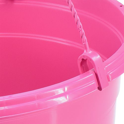 Itens Cesta suspensa vaso rosa com furos Ø25cm Alt.50cm