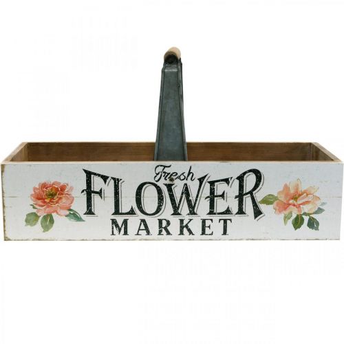 Itens Caixa de plantas, decoração de flores, caixa de madeira para plantio, caixa de flores look nostálgico 41,5×16cm
