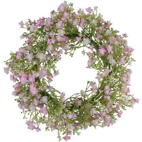 Floristik24 Guirlanda de flores artificiais decoração de parede guirlanda de porta Ø30cm Alt.6cm