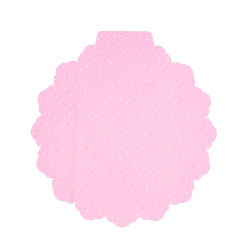 Itens Punho de flor Ø38cm rosa 50 unidades