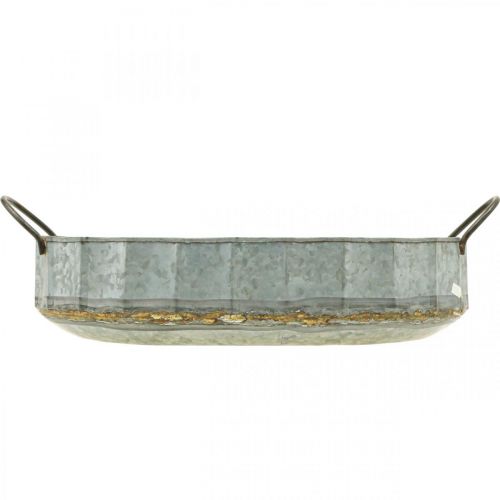 Itens Tigela floreira de metal zinco antigo conjunto de 2 L45cm/59cm
