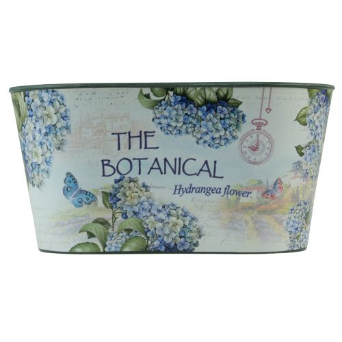 Itens Tigela de flores tigela oval de plástico com hortênsias 21,5×12,5cm Alt.11cm