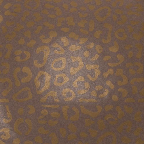 Tecido de seda floral com estampa de leopardo marrom, resistente à umidade, 50x75cm, 20 peças | Floristik24.pt