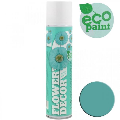 Floristik24 Spray para flores Decoração de flores Azul claro Aquamarine Color Spray 400ml