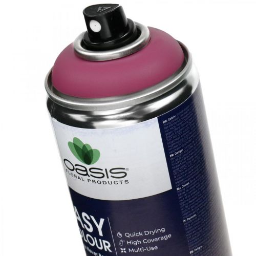 Floristik24 OASIS® Easy Color Spray, spray de tinta rosa 400ml