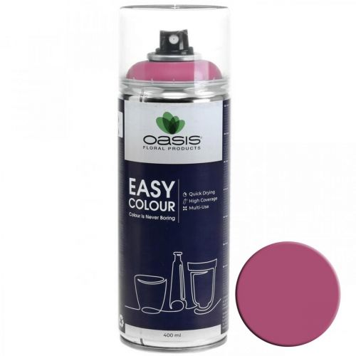 Floristik24 OASIS® Easy Color Spray, spray de tinta rosa 400ml