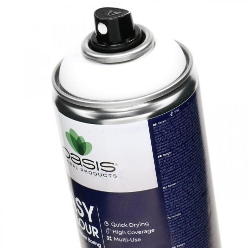 Itens OASIS® Easy Color Spray, tinta spray branca, decoração de inverno 400ml